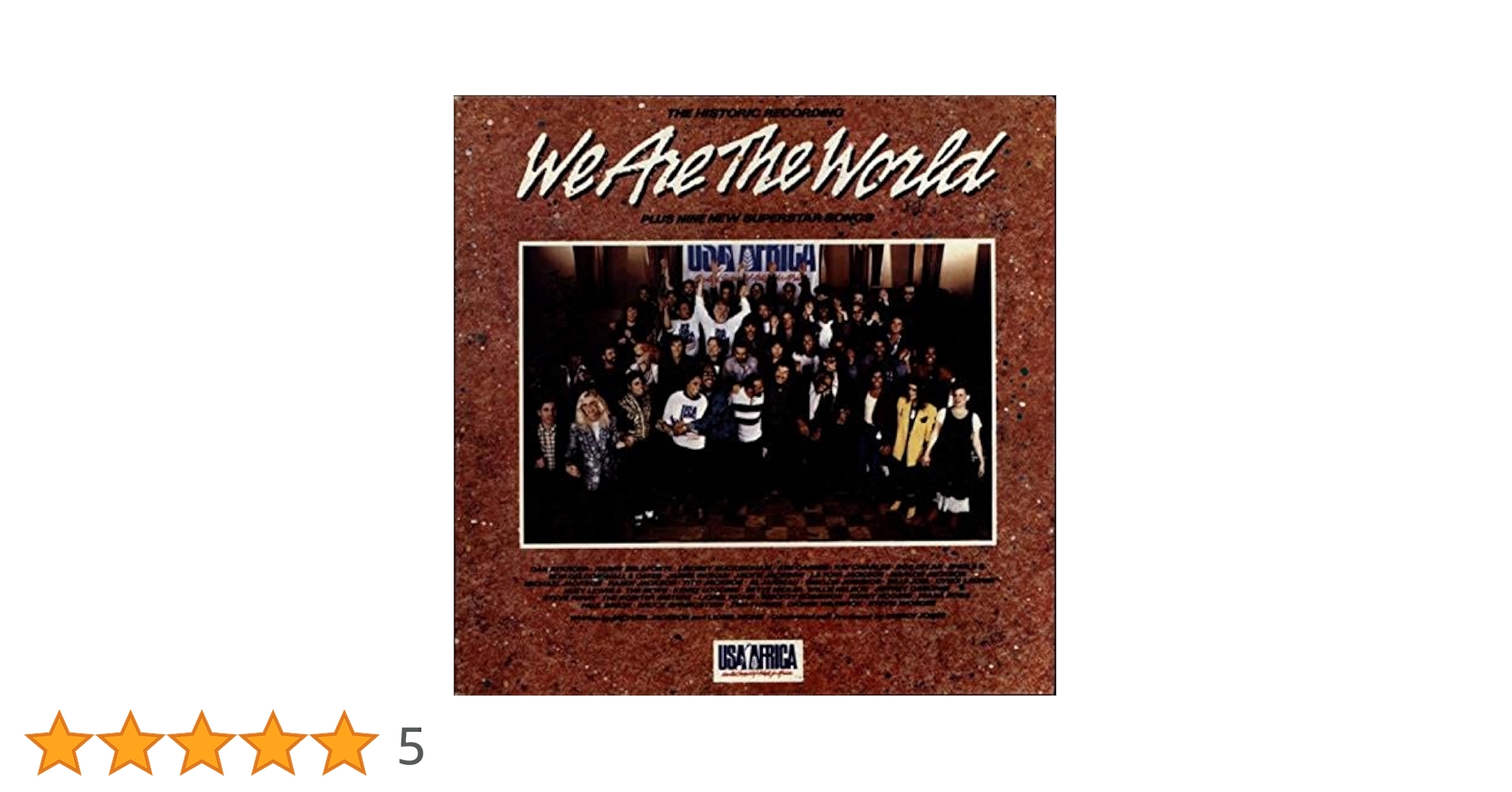 We Are The World - USA For Africa 12